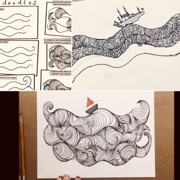 Math Art with Compasses and a Ruler: Instructions for drawing geometric  forms