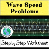 Wave Speed Problems Worksheet