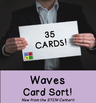 Preview of Waves Card Sort - Distance Learning Friendly