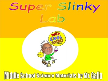 Preview of NGSS ES./MS./HS. Waves: Super Slinky Lab
