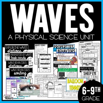 Preview of Waves Unit - Middle School Physical Science