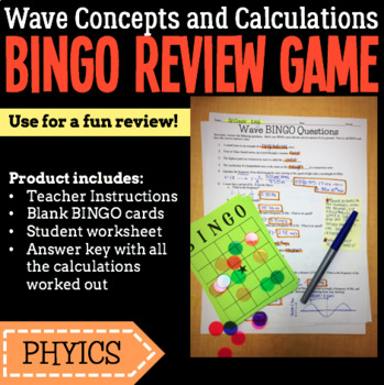 Preview of Waves: BINGO Review Game