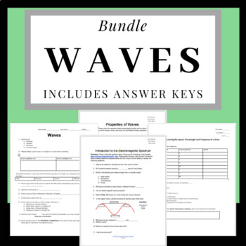 Preview of Waves Bundle: Longitudinal and Transverse