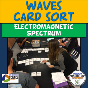 Preview of Wave Properties Card Sort NGSS MS-PS4-1 MS-PS4-2 MS-PS4-3 Digital 