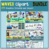 Waves Clipart (Light, Sound, Electromagnetic Waves and Gen