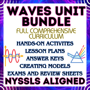 Preview of Waves Comprehensive Unit Bundle: NYSSLS-Aligned Activities, Labs, & Assessments