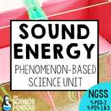Sound Waves & Energy Transfer Science + STEM Unit | 4th Gr