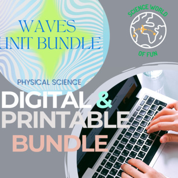 Preview of Waves, Light, & Sound Notebook Bundle | Physical Science Middle School