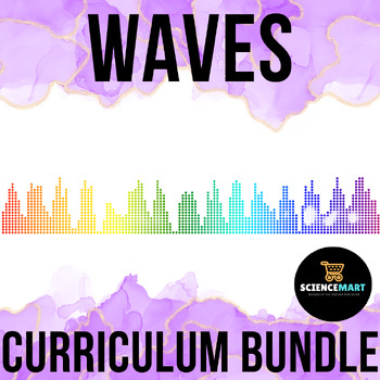 Preview of Light and Sound Waves Physical Science Interactive Notebook Digital Bundle