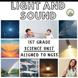 Waves:  Light and Sound NGSS 1st Grade 1-PS4