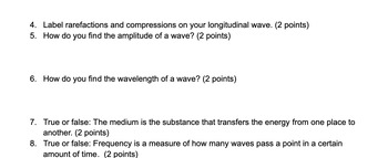Preview of Waves Quiz (Version 2)
