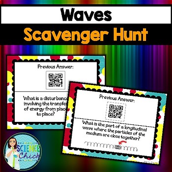 Preview of Waves Scavenger Hunt