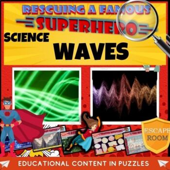 Preview of Waves Science Middle School Escape Room