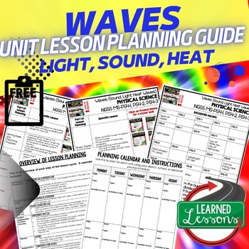 Preview of Waves (Sound Light Heat) Lesson Plan Suggestions Physical Science Lesson Plans
