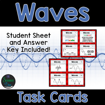 Preview of Waves Task Cards