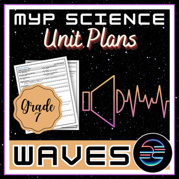Preview of Waves Unit Plan - Grade 7 MYP Middle School Science