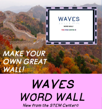 Preview of Waves Word Wall