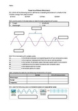 Properties of Waves - Worksheet | Printable and Distance Learning