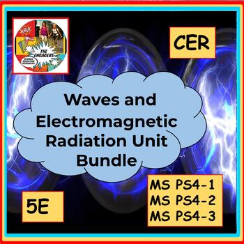 Preview of Waves and Electromagnetic Radiation Unit Bundle NGSS CER