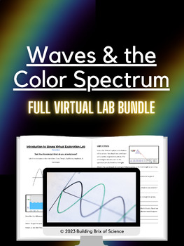 Preview of Waves & the Color Spectrum Virtual Lab Bundle