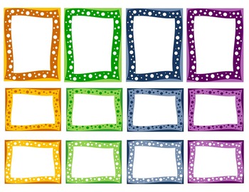 Borders Frames by Portigo Publications | TPT