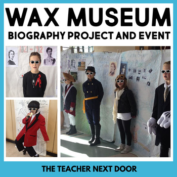 Preview of Wax Museum Biography Research Report for 3rd - 6th Grade Social Studies Project