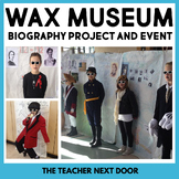 Wax Museum Biography Research Report for 3rd - 6th Grade S