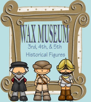 Preview of Wax Museum- Studying Historical Figures (3rd, 4th, & 5th)