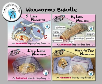 Waxworm Bundle - Animated Step-by-Steps® - SymbolStix by Bloom