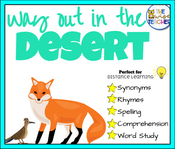 Preview of Way Out in the Desert by T.J. Marsh Jennifer Ward + Digital Resources