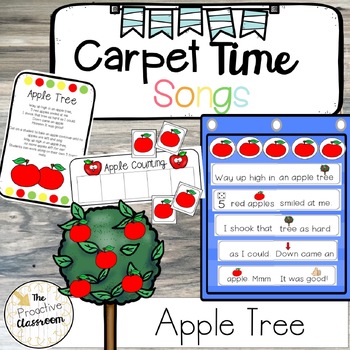 Preview of Way Up High in an Apple Tree Carpet Time Song | Carpet Game Preschool