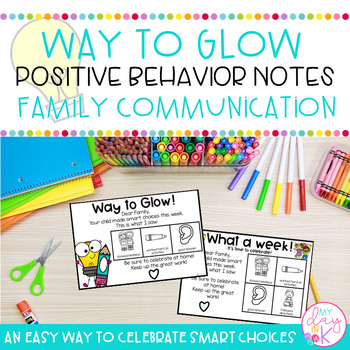 Preview of Positive Behavior Notes & Parent Communication | Positive Notes Home