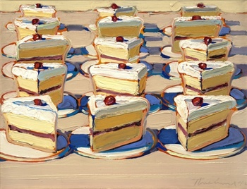 Preview of Wayne Thiebaud Desserts Art Lesson