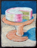 Wayne Thiebaud Oil Pastel Cake Project