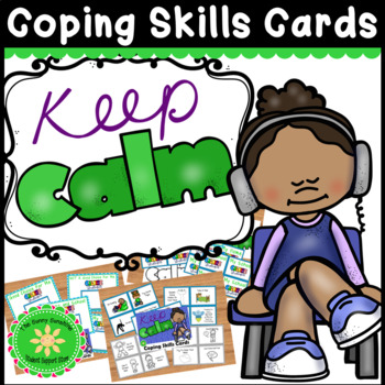 Preview of Coping Skills Cards and Activity