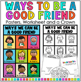 Ways We Can Be a Good Friend Pack - Social Skills poster, 