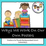 Ways We Work on Our Own Posters