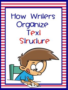 Preview of Ways Writers Organize Text Structure SMARTBOARD