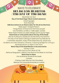 Preview of Ways to Celebrate Dia de los Muertos