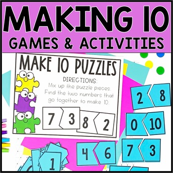 Preview of Ways to Make 10 Activities | Making 10 Games | Friends of Ten