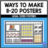 Ways to Make Numbers 11-20 (Legal Size Posters)