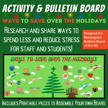 Preview of Ways to Save Over the Holidays | Research Activity and Bulletin Board