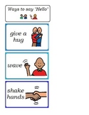 Ways to say Hello visual