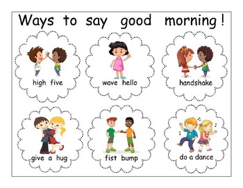 Ways say good morning