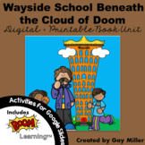 Wayside School Beneath the Cloud of Doom Novel Study Digit