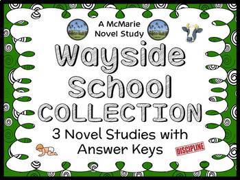 Wayside School COLLECTION (Louis Sachar) 3 Novel Studies (99 pages