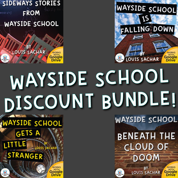 Preview of Wayside School Novel Study Unit Bundle