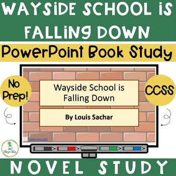Preview of Wayside School is Falling Down Novel Study PowerPoint w/ Reading Comp Trivia