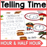 First Grade Telling Time Math Game
