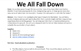 We All Fall Down: An Investigation Into The Acceleration D